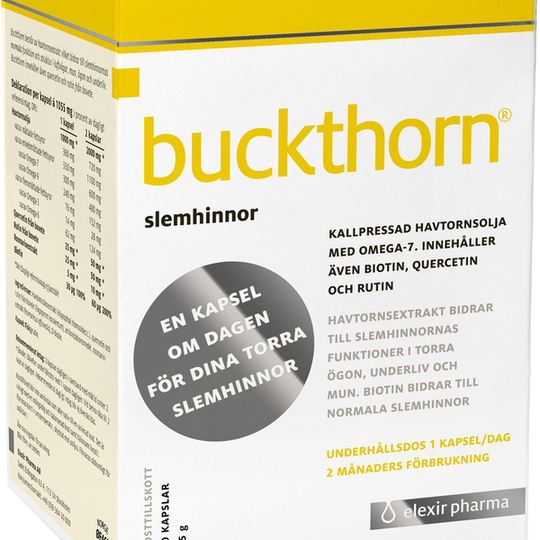 Elexir Pharma Buckthorn 1000 mg 60 kapslar