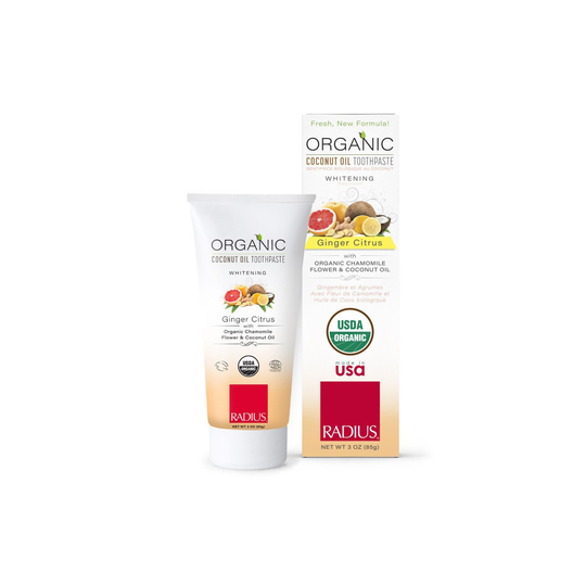 Radius Ekologisk Tandkräm Ginger Citrus, 85 g