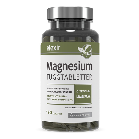 Elexir Pharma Magnesium Tuggtabletter 120 st