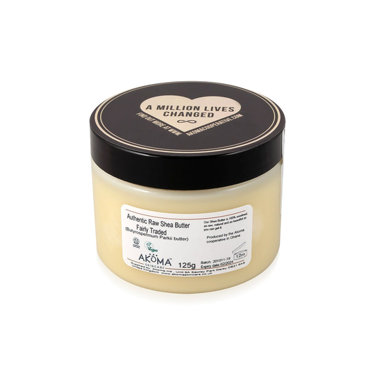 Akoma Authentic Raw Shea Butter, 125 g