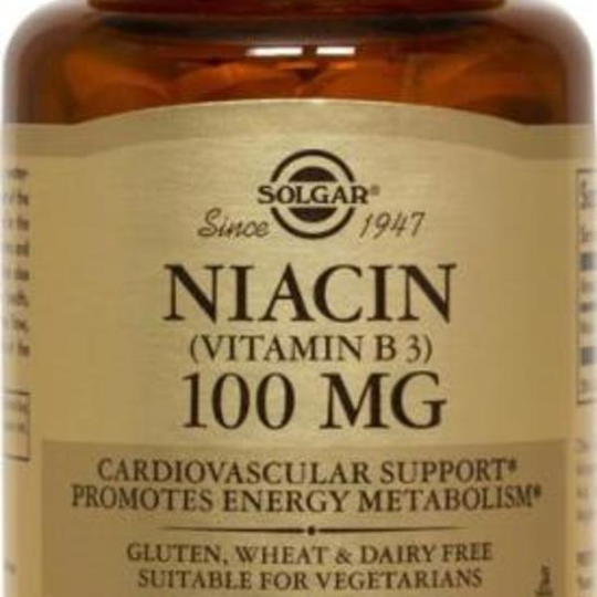 Solgar Niacin Vitamin B3 100 mg 100 tabletter