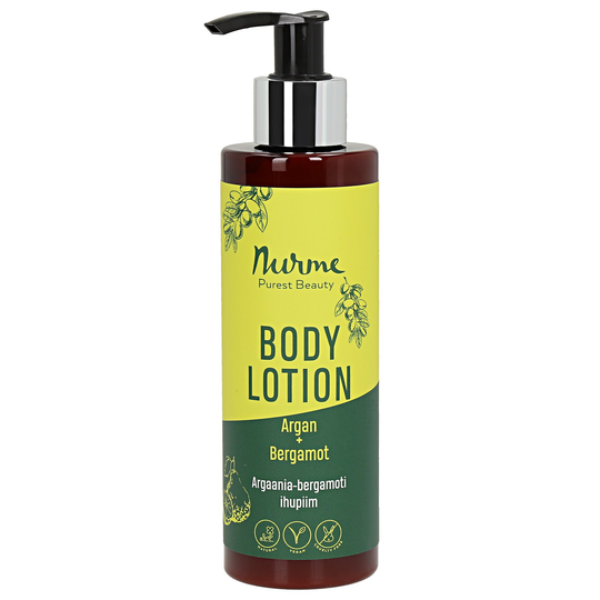 Nurme Body Lotion Argan + Bergamot, 200 ml