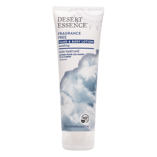 Desert Essence Fragrance Free Hand & Body Lotion, 237 ml