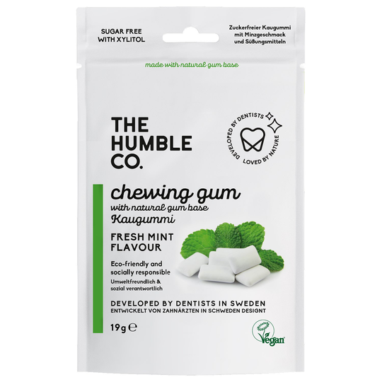 The Humble Co. Naturligt Tuggummi Fresh Mint, 19 g