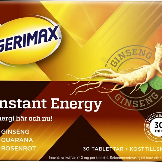 Gerimax Instant Energy Tablett 30 st