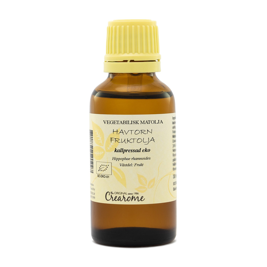 Crearome Ekologisk Havtornsfruktolja Kallpressad, 30 ml