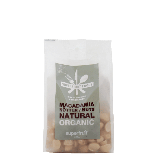 Macadamianötter Naturella, 200g, EU EKO