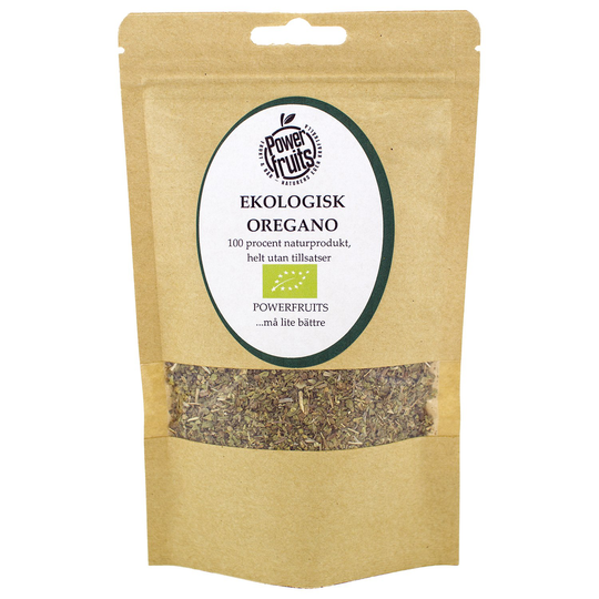 Powerfruits Ekologisk Oregano, 50 g