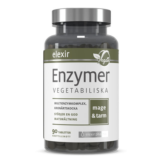 Elexir Pharma Enzymer Vegetabiliska 90 tabletter