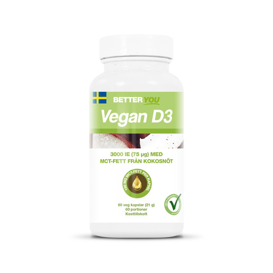 BETTER YOU Better You Vegan D3 3000IE + MCT-fett 60 kaps