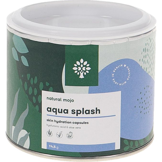 natural mojo Aqua Splash återfuktande kosttillskott