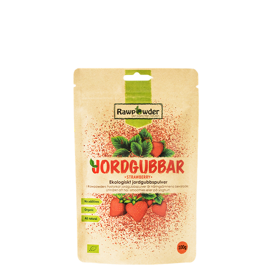 Jordgubbspulver EKO, 100 g