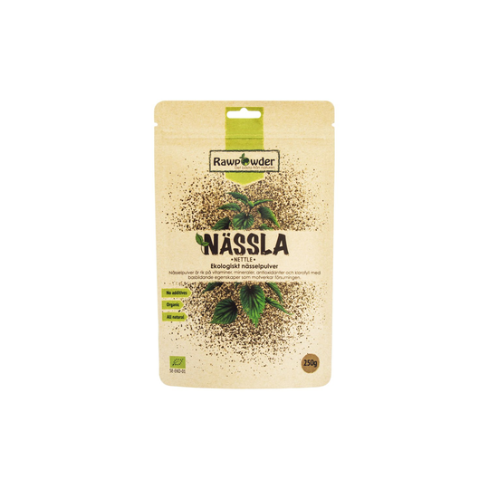 Rawpowder Ekologiskt Nässelpulver, 250 g
