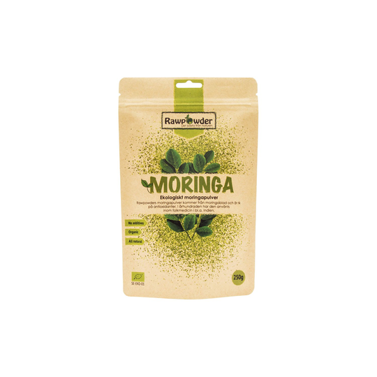 Rawpowder Ekologiskt Moringapulver, 250 g