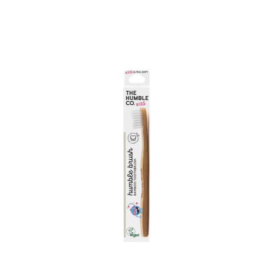 The Humble Co. Humble Brush Barntandborste Vit Extra Mjuk
