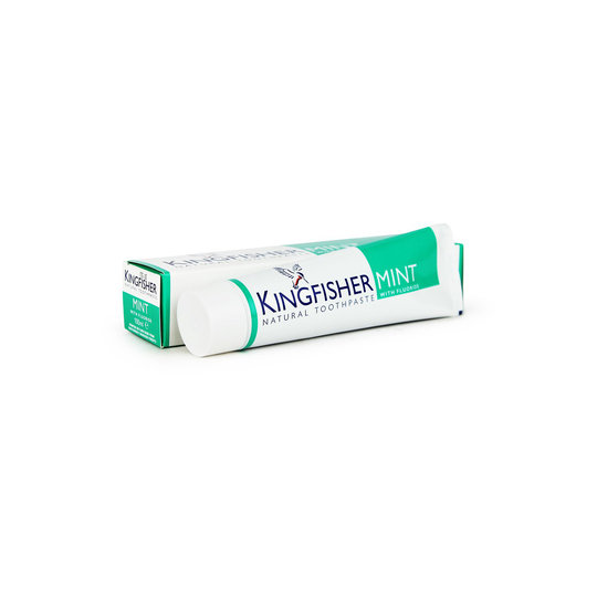 Kingfisher Naturlig Tandkräm Mintsmak & Fluor, 100 ml