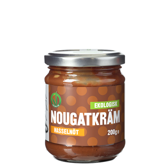 Ekologisk Nougatkräm Hasselnöt, 200 g