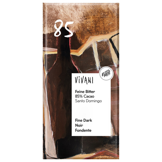 Vivani Ekologisk Mörk Choklad 85%, 100 g