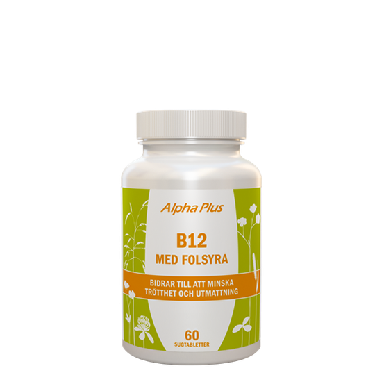 B12 med Folsyra, 60 smälttabletter