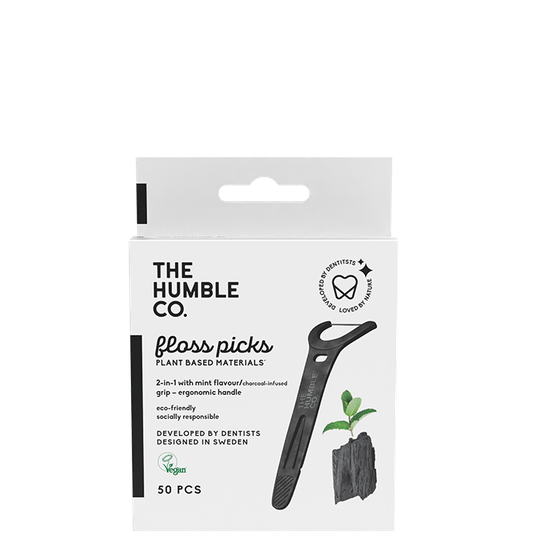 Tandtråd- Charcoal Grip Picks 50-P