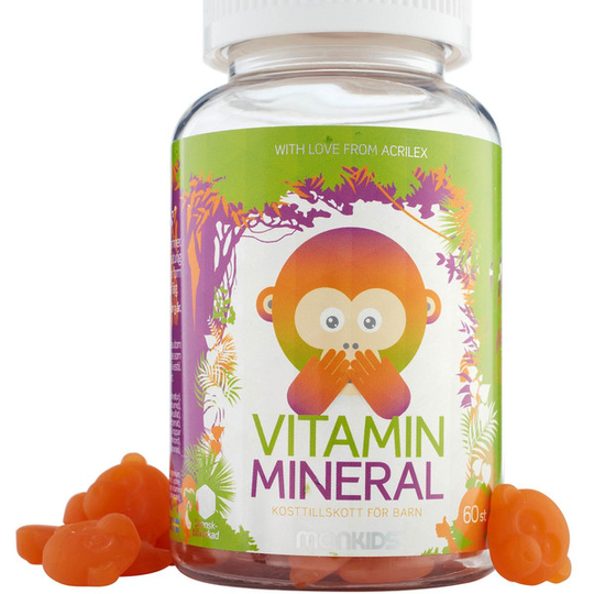 Monkids Vitamin+Mineral 60 st tabletter
