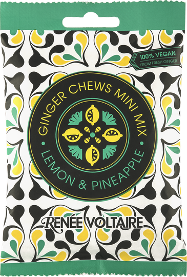 Renée Voltaire Ginger Chews Mini Mix Lemon & Pineapple 48 g