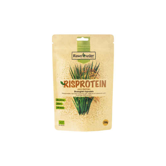 Rawpowder Ekologiskt Risprotein, 250 g