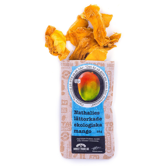 Nathalies Ekologisk Lättorkad Mango, 35 g