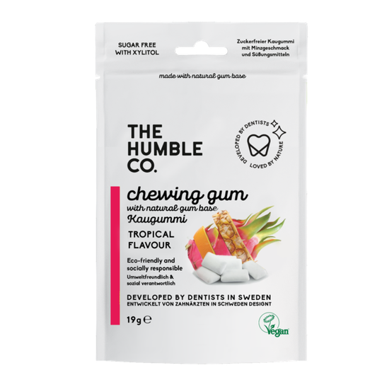 The Humble Co. Humble Chewing Gum Tropical Fruits 10 st