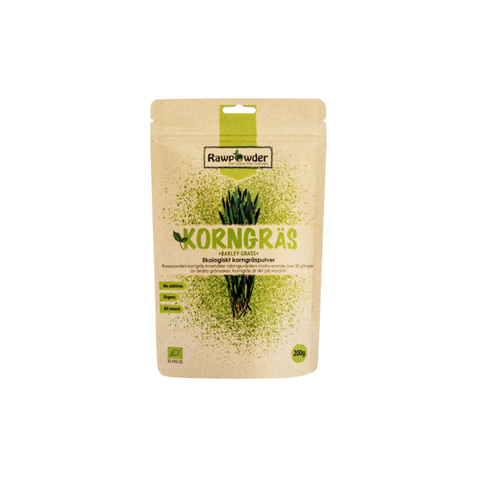 Rawpowder Ekologiskt Korngräspulver, 200 g
