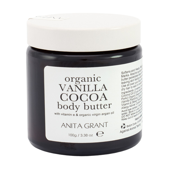 Anita Grant Organic Vanilla Cocoa Body Butter, 100 g