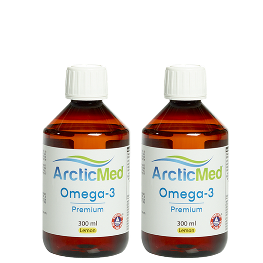 2 x Omega-3 Premium Lemon, 300 ml