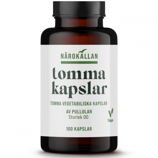 Närokällan Tomma kapslar 100 kapslar