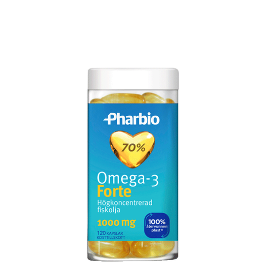 Pharbio Omega-3 Forte 120 kapslar
