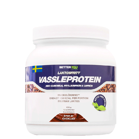 Laktosfritt Vassleprotein, 400 g