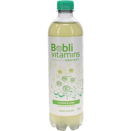 Bobli Vitamindryck Kolsyrad Citron & Lime