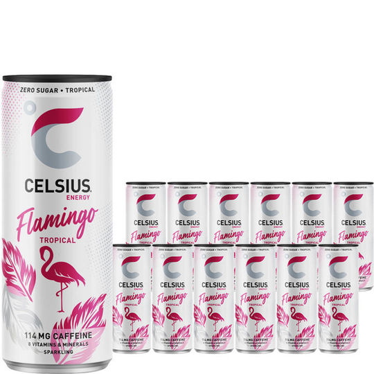 Celsius Flamingo 12-pack