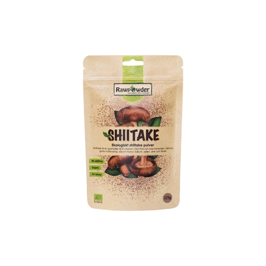 Rawpowder Ekologiskt Shiitakepulver, 125 g