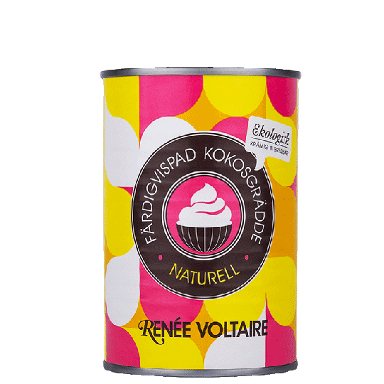 Färdigvispad kokosgrädde - Neutral, 400 ml