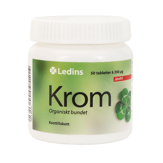 Ledins Krom 200 mikrogram 50 tabletter