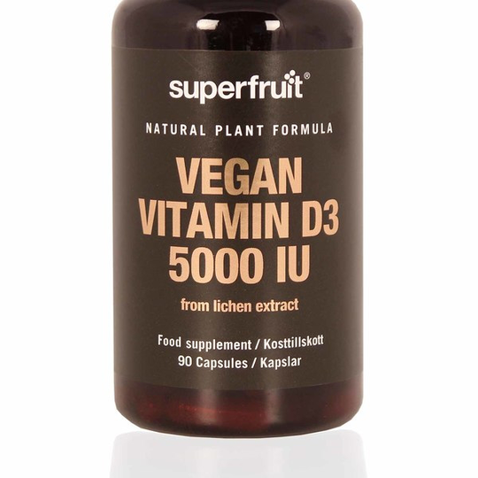 Superfruit Vegan Vitamin D3 5000 IE 90 kapslar