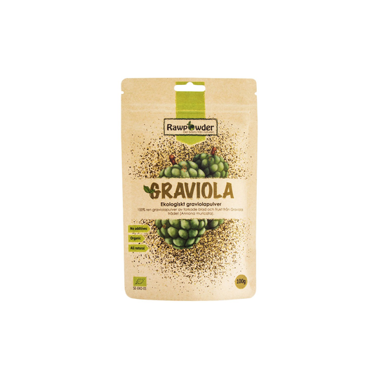 Rawpowder Ekologiskt Graviolapulver, 100 g