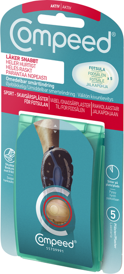Compeed Sport active underfoot skavsårsplåster 5 st