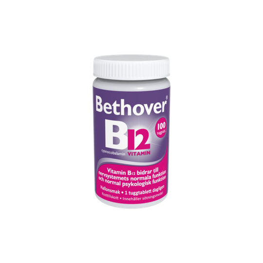 Bethover B-12 Vitamin 1mg 100 Tuggtabletter
