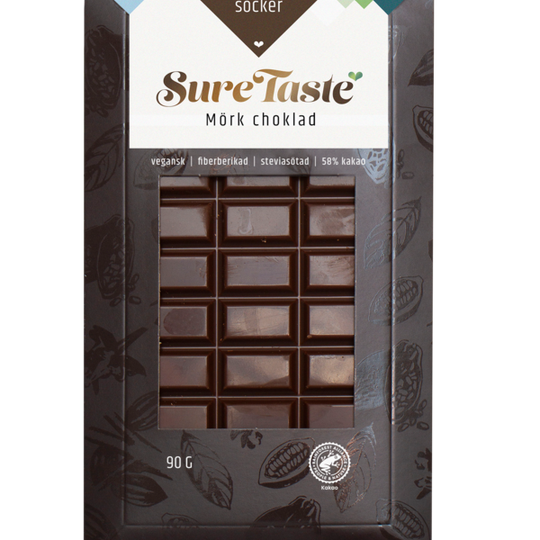 Sure Taste Mörk Choklad 90 g