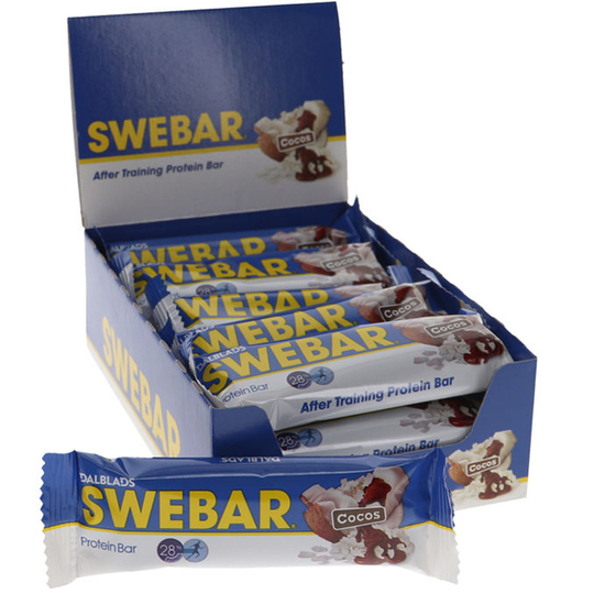 Swebar Proteinbars Cocos 15-pack