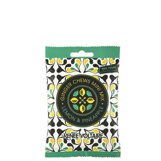 Ginger Chews Mini Mix Citron & Ananas, 48 g