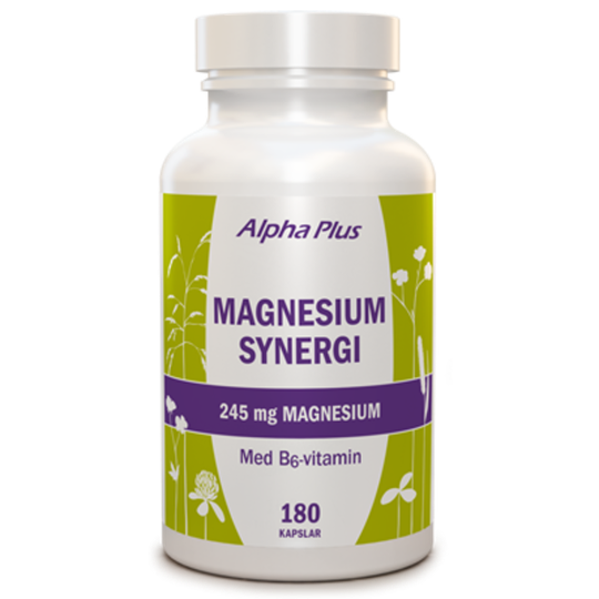Alpha Plus Magnesium Synergi 180 kapslar