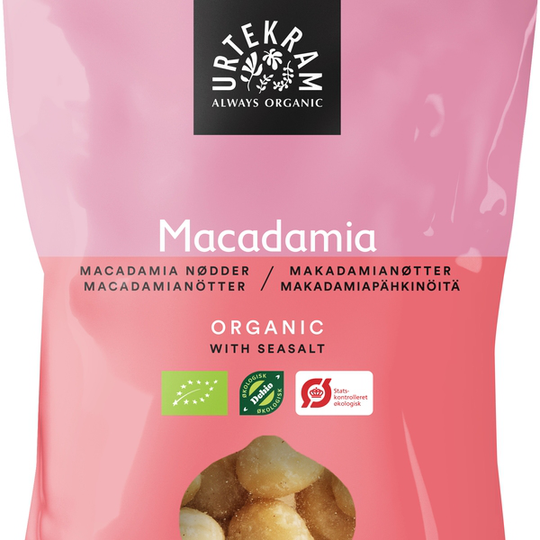 Urtekram Macadamianötter EKO 65 g