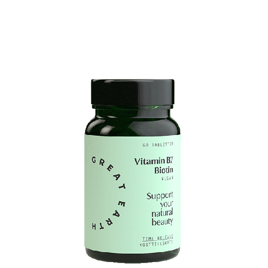 Vitamin B7/Biotin, 60 tabletter